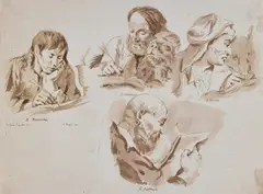Domenico Paghini, I quattro Evangelisti