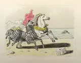 Zebra e cavallo by Giorgio de Chirico, print (other), sold Mar 2021