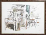 Senza titolo by Renato Guttuso, print (other), sold Mar 2021