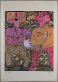 Top secret by Enrico Baj, print (other), sold Mar 2021