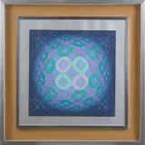 Senza titolo by Victor Vasarely, lithograph a colori, sold Mar 2021