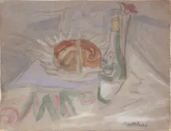 Luigi Bartolini, Natura morta con bottiglia