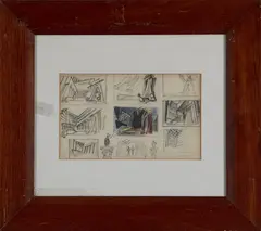 Bozzetto di scena: I capricci di Callot by Enrico Prampolini, sold Mar 2021