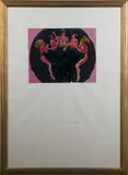 Senza titolo by Mario Schifano, 1974, mixed media on paper, sold Mar 2021