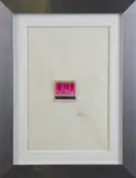 Raymond Hains, Saffa, 1974, fiammiferi on paper
