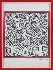Attribuito a. Keith Haring, (ATTRIBUITO) Senza titolo