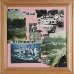 Benvenuti nella città grande by Eugenio Miccini, sold Mar 2021