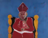 Cardinale by Tano Festa, sold Mar 2021