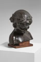 Giovanni Riva, Testa di giovane fauno, sculpture