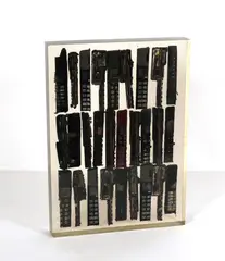 Gsm by Arman, sculpture, sold Dec 2020