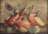 Giovanna Garzoni, Natura morta con pere e farfalla