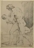 Bartholomeus Spranger, Attribuito a. Ratto della Sabina