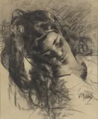 Antonio Mancini, Volto di donna