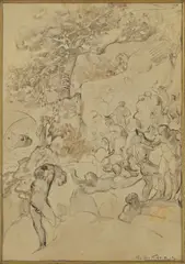 Adolfo de Carolis, Studio per baccanale
