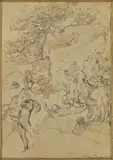 Adolfo de Carolis, Studio per baccanale