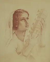 Boris Georgiev, Ritratto di giovane donna di Sangli