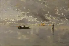 Guglielmo Ciardi, Pescatori in laguna