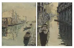 Giuseppe Marino, Coppia di vedute veneziane