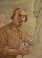 Boris Georgiev, Ritratto dello scultore Angelo Zanelli