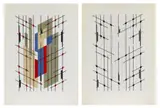 Aldo Galli, Cartella incompleta composta da n.2 fogli.Tre tempi visivi di una interstruttura, print (other)