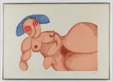 Enrico Baj, Nudo sdraiato