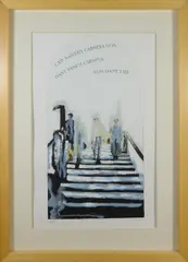 Emilio Isgrò, Cais naistais carmina non dant panem carmina non dant lais, print (other)