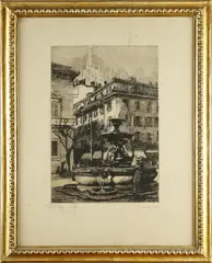Carlo Casanova, Piazza Fontana, print (other)