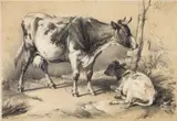 Pierre Frédéric Lehnert, Mucche al pascolo