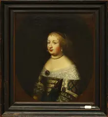 Charles E Henry Beaubrun, Cerchia di. Ritratto di Maria Giovanna Battista di Savoia Nemours
