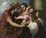 Il commiato di Ettore dalla moglie e dal figlioletto Astianatte by Detto Il Padovanino Alessandro Varotari, sold Jul 2020