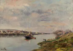 Marie-Joseph Clavel, Canale con barche