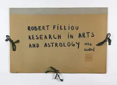Robert Filliou, Lotto composto da n.8 fogli. Research in arts and astrology, print (other)