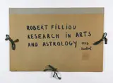 Robert Filliou, Lotto composto da n.8 fogli. Research in arts and astrology, print (other)