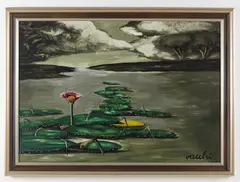 Ninfee prima del temporale by Sergio Vacchi, sold Jun 2020
