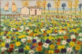 Michele Cascella, Campo fiorito