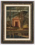 Marcello Scuffi, Paesaggio con tempietto