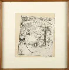 La palma by Luigi Bartolini, print (other), sold Jan 2020