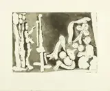 Peintre et modele by Pablo Picasso, print (other), sold Jan 2020