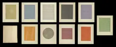 Joël Stein, Jeux de trames (10 fogli), print (other)