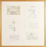Giancarlo Novello, Lotto composto da n.4 disegni