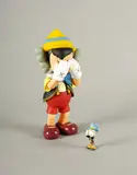 Kaws, Pinocchio & Jiminy Cricket, sculpture