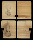 Teodoro Matteini, Coppia di disegni raffiguranti ritratti di nobiluomo