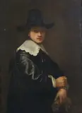 Jacob Levecq, Ritratto d'uomo con cappello