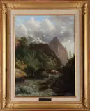 Giovanni Renica, Paesaggio montano con torrente