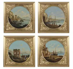 Gaetano Mormile, Gruppo di 4 vedute napoletane