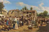 Pietro Barucci, Attribuito a. Mercato