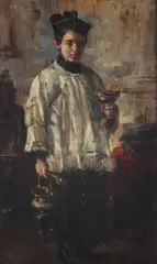 Pio Joris, Chierichetto