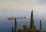 Luigi Delai, Veduta dell'Isola di Garda