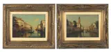 Antoine Bouvard, Coppia di vedute di Venezia