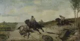 Ruggero Panerai, Attribuito a. Cavallo imbizzarrito e soldati